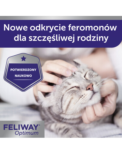 FELIWAY Optimum Diffusore + Ricarica di feromoni per la tranquillità dei gatti