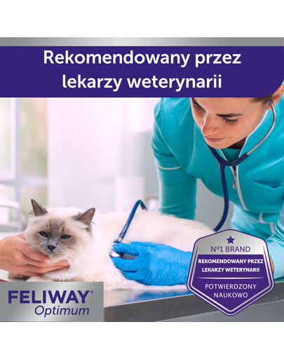 FELIWAY Optimum Diffusore + Ricarica di feromoni per la tranquillità dei gatti