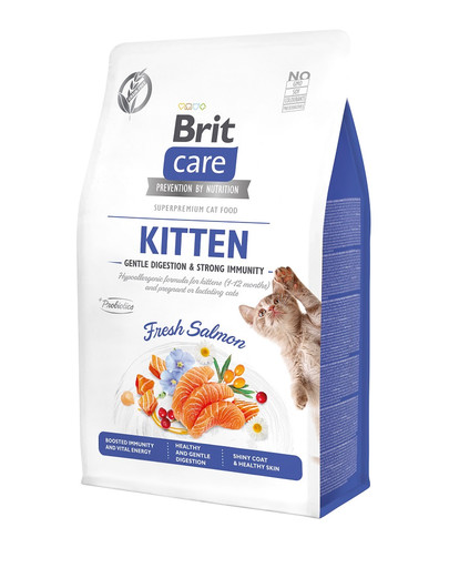 BRIT CARE Grain-Free Kitten Immunity 400g formula ipoallergenica per gattini