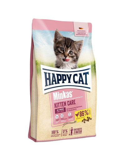HAPPY CAT Minkas Kitten Care Pollo 10 kg