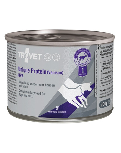 TROVET Unique Protein Venison UPV 12x200 g