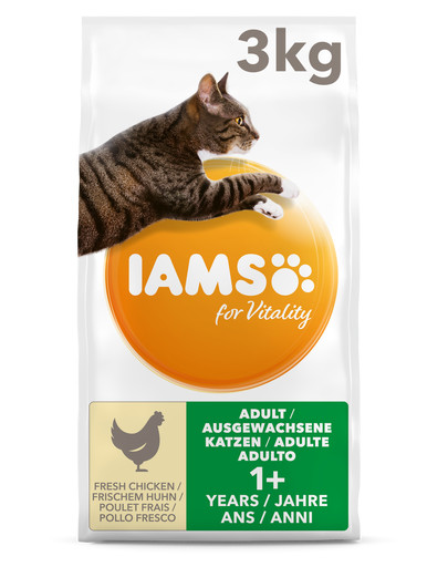 IAMS for Vitality Cibo per gatti con agnello 3 kg