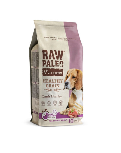 VETEXPERT RAW PALEO Heathy Grain Adult Lamb 10kg z jagnięciną dla dorosłych psów