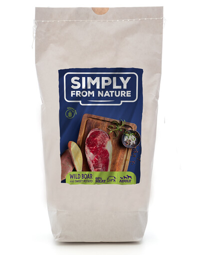 SIMPLY FROM NATURE Oven Baked Dog Food with wild boar 1,2kg