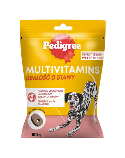 PEDIGREE Multivitamins Joint Care pollo 180g Alimento complementare per le articolazioni per cani adulti