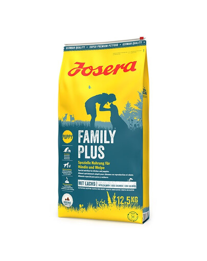 JOSERA FamilyPlus 12,5kg per i cuccioli, le cagne in gravidanza e in allattamento