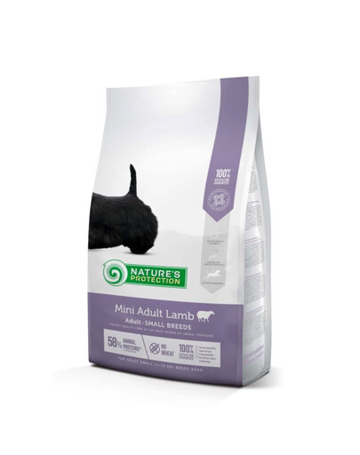NATURES PROTECTION Mini Adult Lamb Small breed dog 7,5kg
