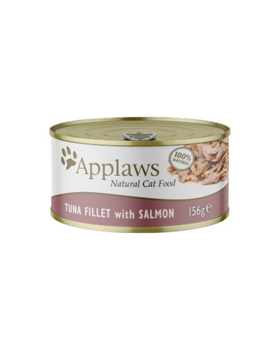APPLAWS Cat Filetto di tonno con salmone in brodo 6x156