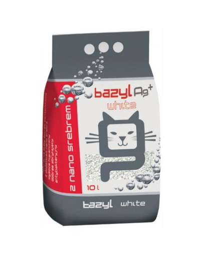BAZYL Ag+ Compact White 20 L lettiera per gatti con nanosilver