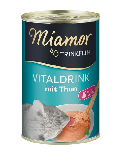 MIAMOR Trinkfein Zuppa di tonno per gatti 135 g