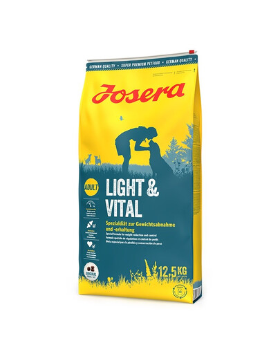 JOSERA Light&Vital 12,5kg supporta la perdita di peso per cani adulti