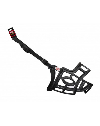 PET NOVA Museruola elastica in plastica XXL muso 44,5 cm cinturino 62-87 cm