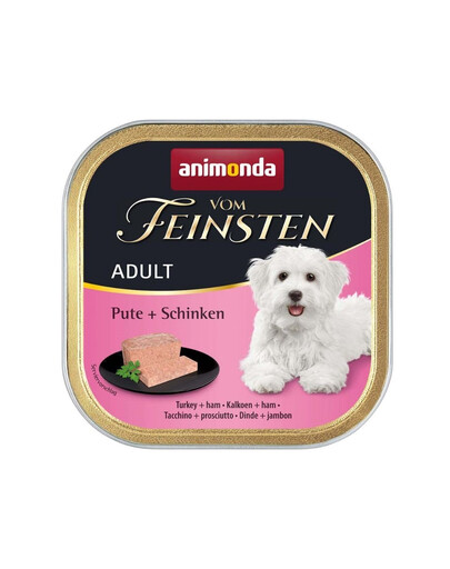 ANIMONDA Vom Feinsten Adult Turkey&Ham 150 g tacchino e prosciutto per cani adulti