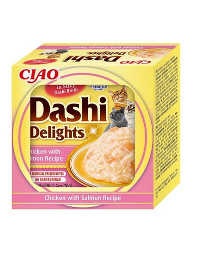 INABA Cat Dashi Delights Salmone 70g