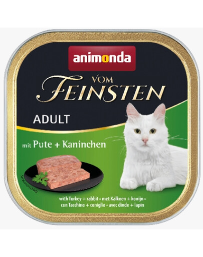 ANIMONDA Vom Feinsten Adult 100 g - tacchino e coniglio