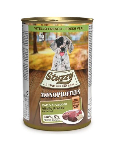 STUZZY Monoprotein Puppy Veal - Vitello per cuccioli 400g