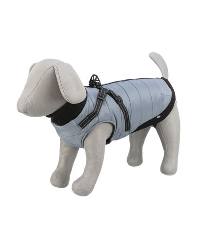 TRIXIE Pontis cappotto con pettorina M 45 cm grigio