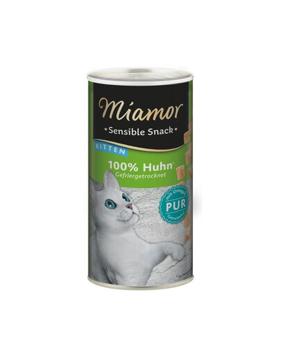 MIAMOR Sensible Snack Kitten Chicken Pure 30g bocconcini di pollo per gattini