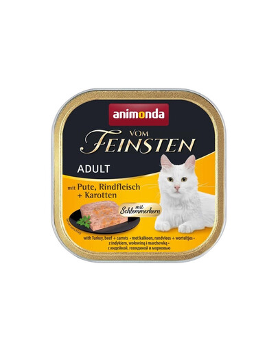 ANIMONDA Vom Feinsten Pate Tacchino, manzo con carote 100g