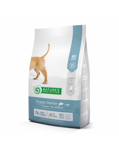 NATURES PROTECTION Puppy Starter Salmon with Krill All Breed Dog 2kg con salmone e krill per cuccioli
