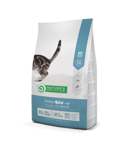 NATURES PROTECTION Kitten Poultry with Krill All Breeds 7kg con pollame e krill per gattini