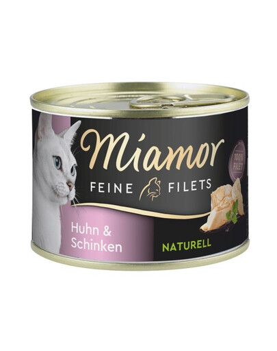 MIAMOR Feline Filetti di pollo e prosciutto in salsa propria 156 g