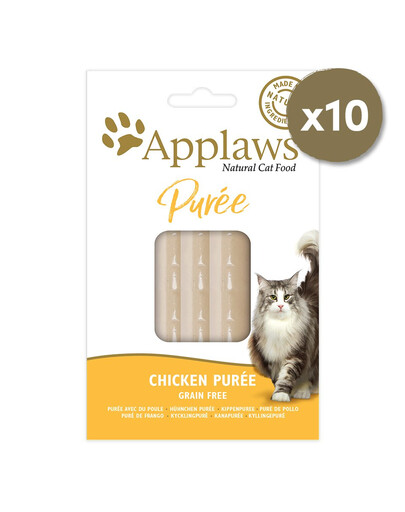 APPLAWS Cat Treat Purea di pollo10 x 8 x 7g