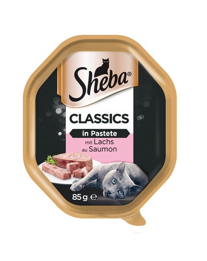 SHEBA Paté Classics con Salmone 22x85g