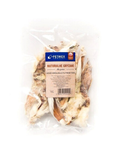 PETMEX Orecchie di coniglio con pelo 100 g