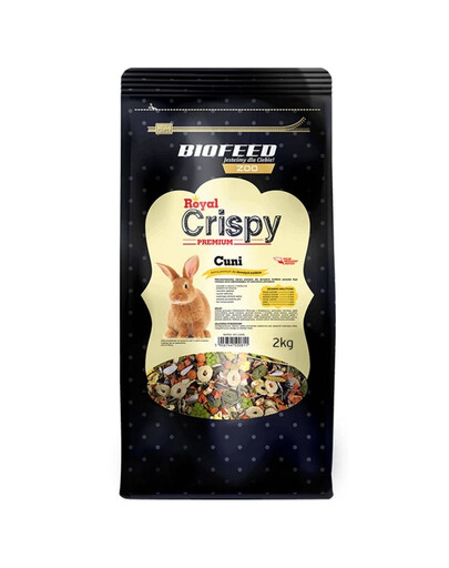 BIOFEED Royal Crispy cibo premium per conigli adulti 2kg