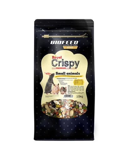 BIOFEED Royal Crispy cibo premium per piccoli roditori 10kg