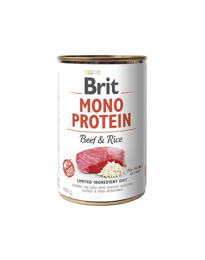 BRIT Mono Protein Beef & Rice 400g alimento monoproteico manzo e riso