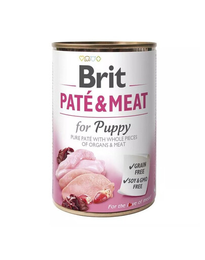 BRIT Pate&Meat puppy 400g paté di cuccioli