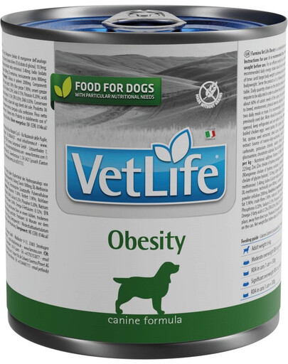 FARMINA Vet Life Natural Diet Dog Obesity 300g