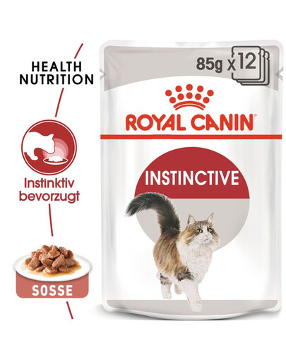 ROYAL CANIN Instinctive 48x85 g Cibo umido in salsa per gatti adulti schizzinosi