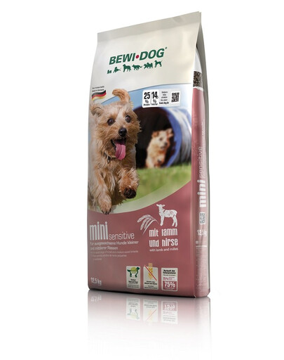 BEWI DOG Mini Sensitive 12,5 kg per cani di piccola taglia