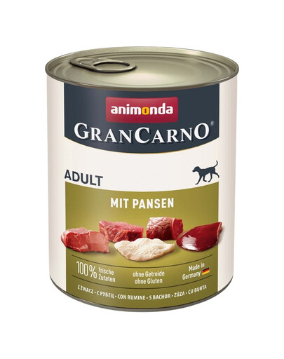 ANIMONDA GranCarno Adult with Tripe 800 g con rumine per cani adulti