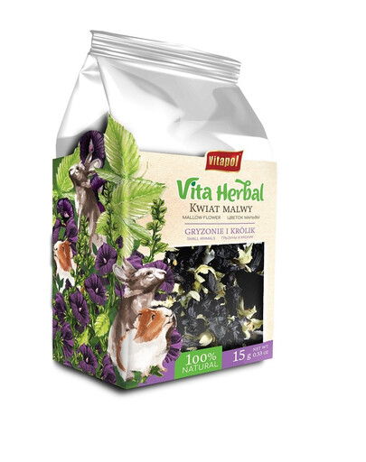 VITAPOL Vita Herbal Fiore di malva per roditori e conigli 15g