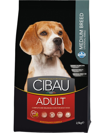 FARMINA Cibau Adult Medium per cani adulti di taglia media 2,5 kg