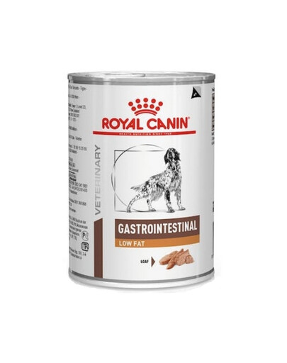 ROYAL CANIN Veterinary Gastrointestinal Low Fat Loaf paté 12 x 420g