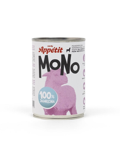 COMFY APPETIT MONO Alimento monoproteico con agnello 400g