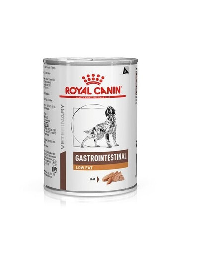 ROYAL CANIN Veterinary Gastrointestinal Low Fat Loaf paté 24 x 420g