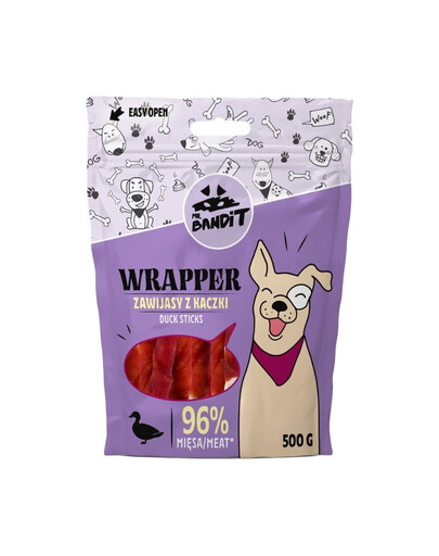 MR. BANDIT Wrapper rotolo di anatra per cani 500 g