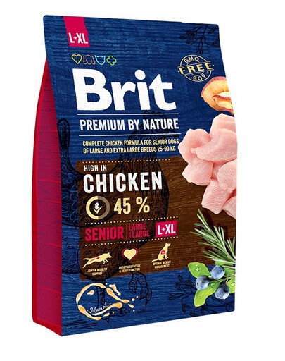 BRIT Premium By Nature Chicken Senior Large Extra Large L+XL 3kg