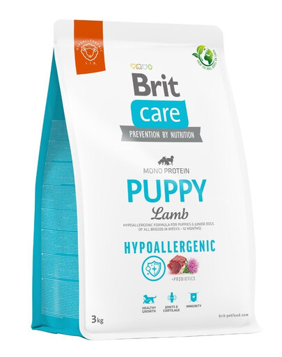 BRIT Care Hypoallergenic Puppy con agnello 3kg