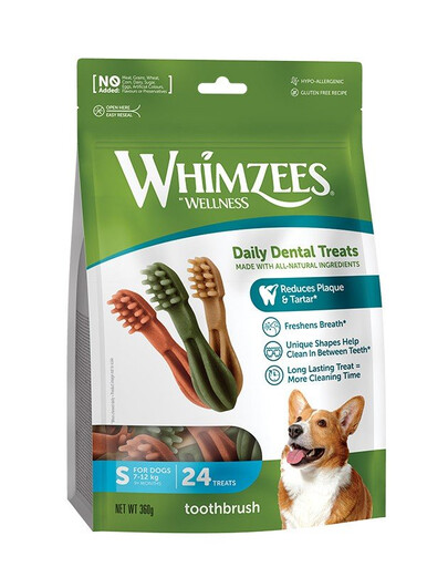 WHIMZEES Spazzolino dentale S 24 pezzi