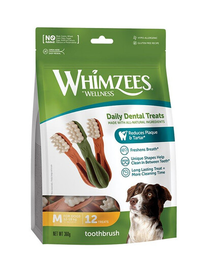 WHIMZEES Spazzolino dentale M 12 pezzi