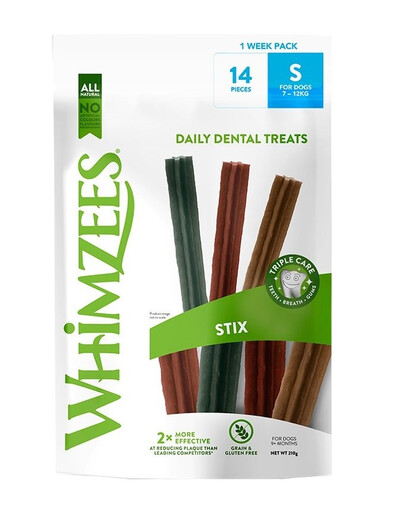 WHIMZEES 2 Week Pack Stix S Bastoncini dentali 14 pezzi