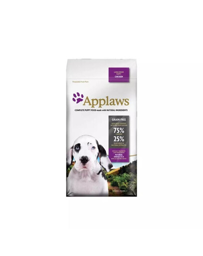 APPLAWS Puppy L Chicken 3x2 kg per cuccioli di razza grande Pollo