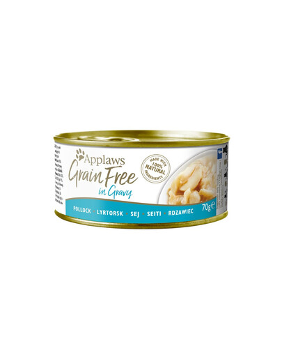 APPLAWS Cat Tin Grain Free 70 g cibo umido per gatti torta di carne macinata in salsa